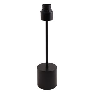Aluminium Tischlampe ohne Schirm Schwarz, Rika, mit Schalter