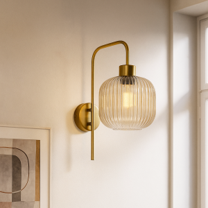 Design Wandleuchte Bernstein, Charlois