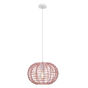 Rattan Pendelleuchte Rosa, Roza