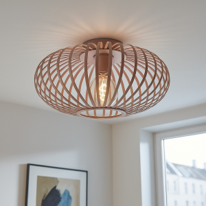 Industrielle Deckenleuchte Rosa, Lieve