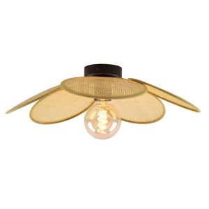 Rattan Deckenleuchte Braun, Rowen