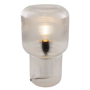 Design Tischleuchte Transparent, Chelsea, mit Schalter