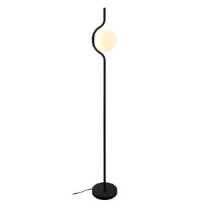 Moderne Stehlampe Schwarz, Merel, mit Schalter