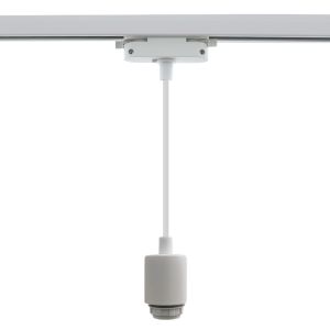 Kunststoff 1 phase Schienen Lampe Weiß,