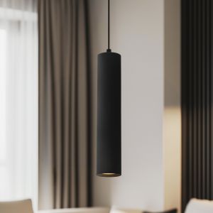 Moderne Pendelleuchte Schwarz, Nadi