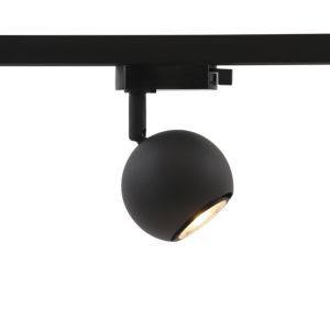 Moderne 1 phase Schienen Lampe Schwarz, Alco