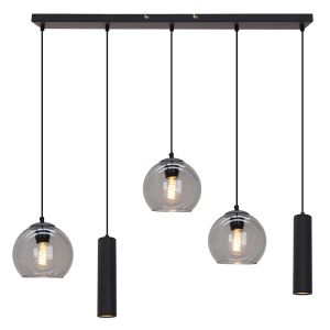Moderne Pendelleuchte Schwarz, Gianni