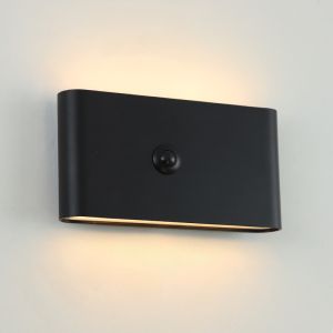 Moderne aufladbare Wandleuchte Schwarz, Rodigo, 1W, 3000K LED, IP44