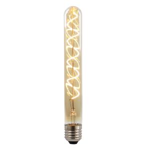 Dimmbare Olucia E27 LED-Röhrenlampe Damien, Bernstein, 4W, 2200K