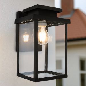 Moderne Außenleuchte Schwarz, Tiamo, IP44