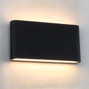Moderne Außenleuchte Schwarz, Cailey, 10W, 3000K LED, IP54
