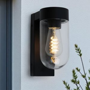 Aluminium Außenleuchte Schwarz, Bella, IP44