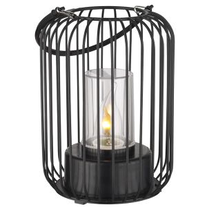 Moderne Außen Tischleuchte Schwarz, Enya, IP44