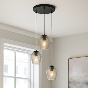 Moderne Pendelleuchte Transparent, Nanko