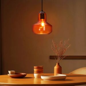 Design Pendelleuchte Orange, Sabina