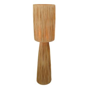Papier Stehlampe Braun, Daisy, mit Schalter