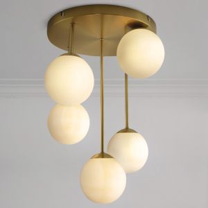 Design Deckenleuchte Messing, Stacy