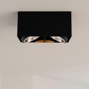 Moderne Aufbauspot Schwarz, Mario