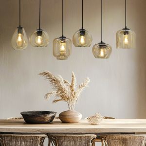 Moderne Pendelleuchte Bernstein, Caia
