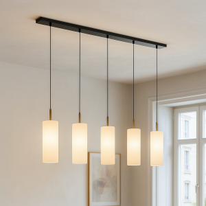 Moderne Pendelleuchte Weiß, Gaya