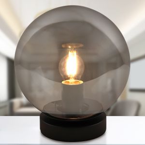 Moderne Tischleuchte Grau, Jelly, mit Schalter