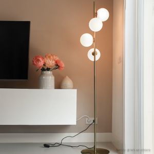 Design Stehlampe Weiß, Remo, mit Schalter