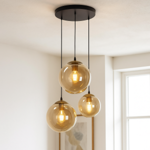 Design Pendelleuchte Bernstein, Dolf
