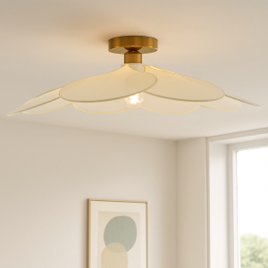 Landhaus Deckenleuchte Creme, Nena