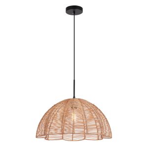 Rattan Pendelleuchte Braun, Heather