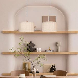 Landhaus Pendelleuchte Beige, Loulou