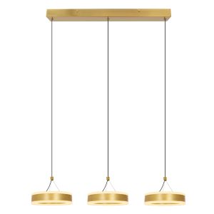 Design Pendelleuchte Messing, Lava, 56W, 3000K LED
