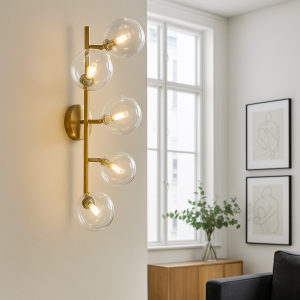 Design Wandleuchte Transparent, Remo