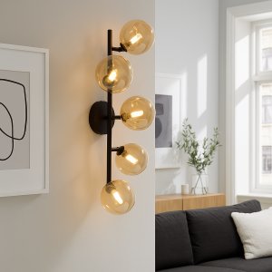 Design Wandleuchte Bernstein, Remo
