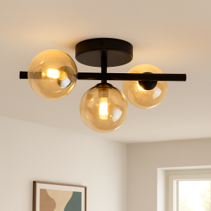 Design Deckenleuchte Bernstein, Remo