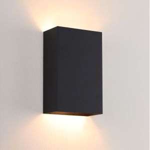 Moderne Wandleuchte Schwarz, Perry