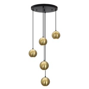 Moderne Pendelleuchte Messing, Matea