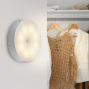 Weiße Nachtlampe Kunststoff, Ilene, 1,5W, 3000K LED