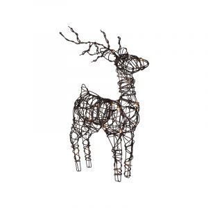 Weihnachtsrentier mit 24 LEDs für draußen, klein