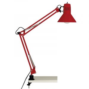 Metall Klemmspot Rot, Katharina, mit Schalter