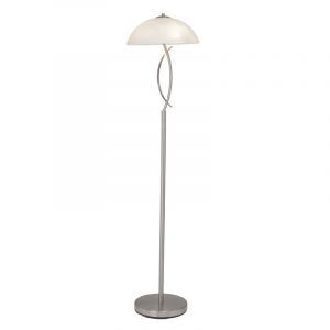 Glas Stehlampe Chrom, Ishara, mit Schalter