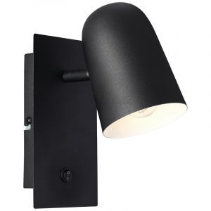 Metall Wandstrahler Schwarz, Charita