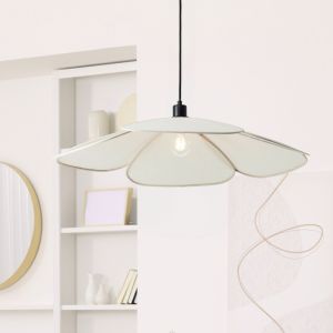 Landhaus Pendelleuchte Beige, Tomer