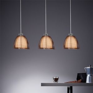 Moderne Pendelleuchte Bronze, Amela