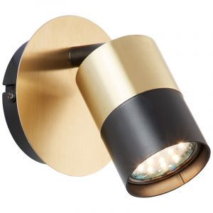 Moderne Wandleuchte Messing, Cato