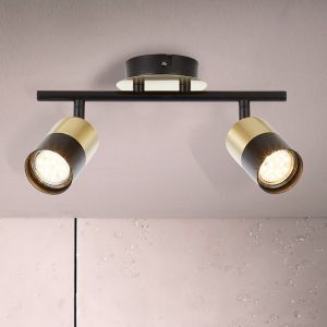 Moderne Deckenleuchte Messing, Cato