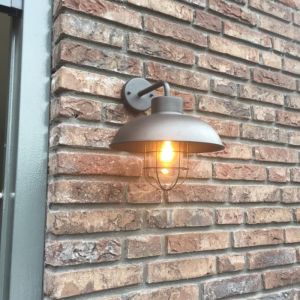 Industrielle Außenleuchte Schwarz, Jaymiley, IP44