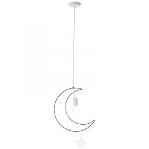 Metall Kinder Pendelleuchte Blau, Razia