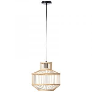 Holz Pendelleuchte Schwarz, Luit