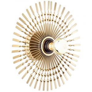 Retro Wandleuchte Gold, Richelle