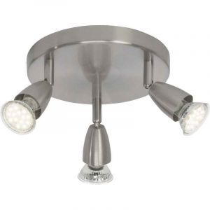 Metall Deckenleuchte Chrom, Keysha, 3W, 3000K LED